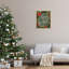 "Floral Merry and Bright", art mural sur toile par Isabela Schielke