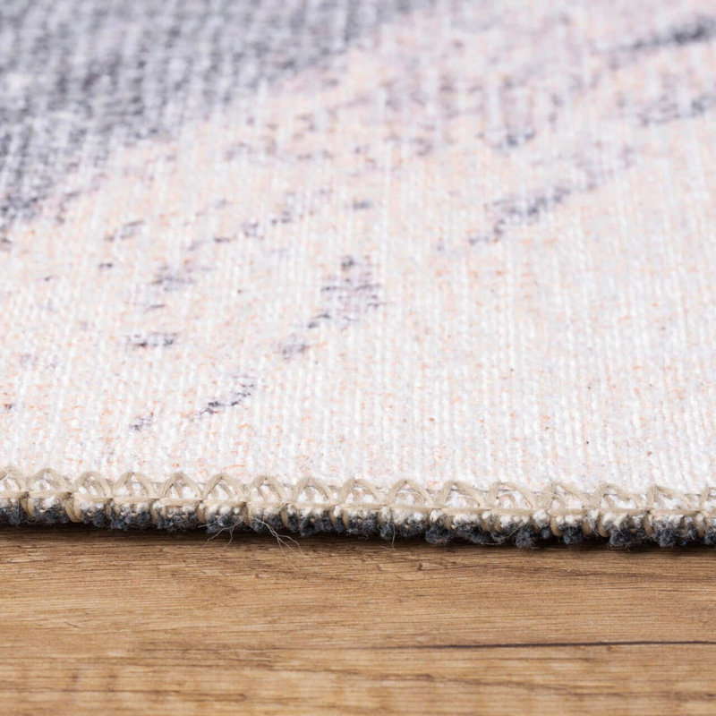 Luxurious Machine Washable Carpet, 100% Polyester, 7.5 x 10.8 Feet | Pile Height: 0.2 Inches, 1850 g/m² | Recycled Poly Cotton Underside, Easy Care, Perfect for Living Room & Bedroom, Soft & Durable Design