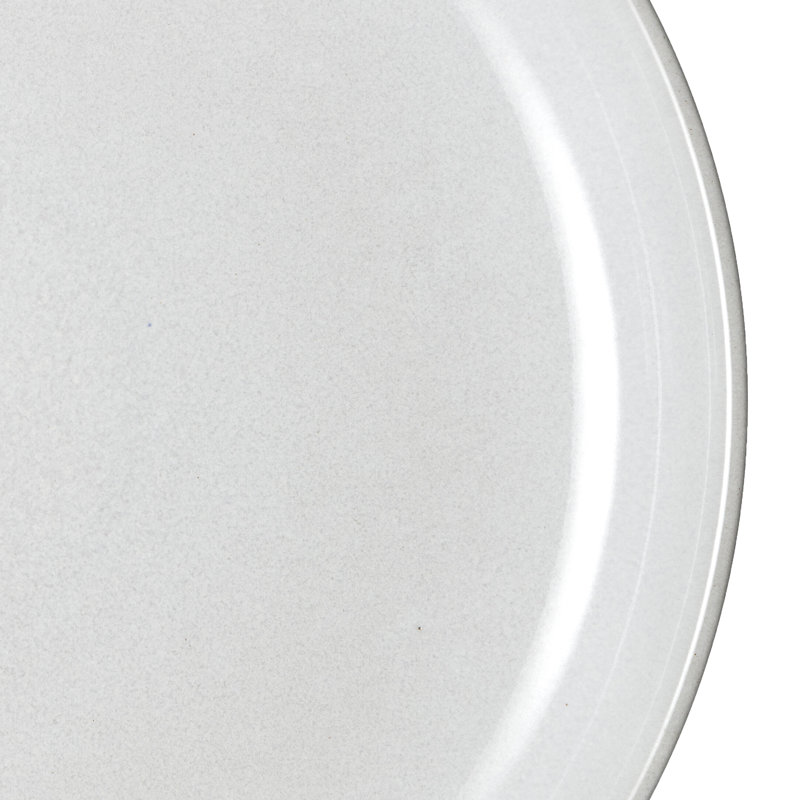 Assiette plate Elements Coupe, Blanc pierre