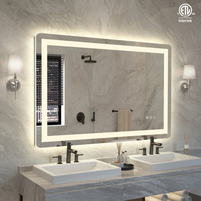 Miroir de meuble-lavabo de coin Dokes