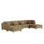 6 Seater Corduroy Seating Component