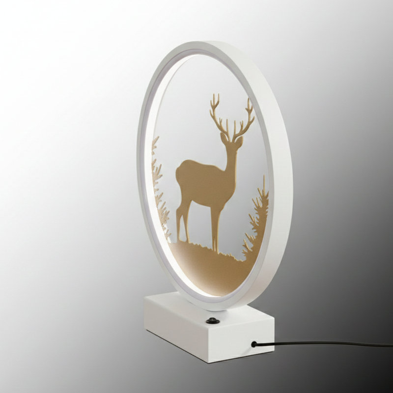 Selene Silhouette LED Table Lamp, Porcelain