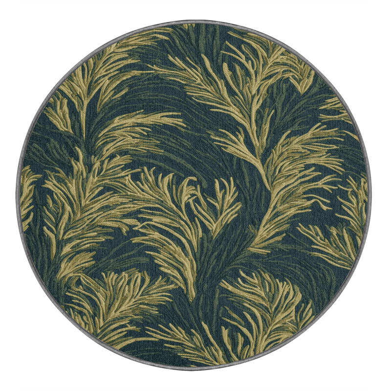  Tapis lavable Wakame, Rond 3 pi