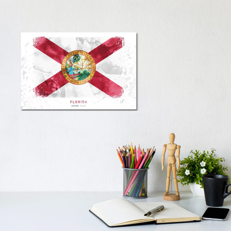 Florida - Wrapped Canvas Print, 20.32cm H x 30.48cm W