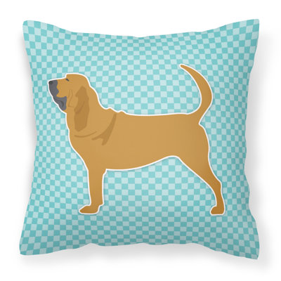 Coussin décoratif intérieur/extérieur bloodhound