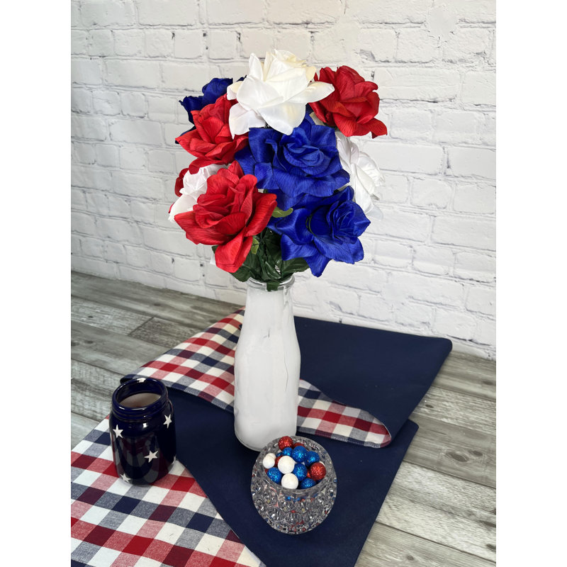 14 Rose Stems Bush