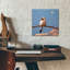  «Song Bird No. 8» par Lucia Heffernan, art mural en verre acrylique, 12 po x 12 po