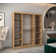Verona 04 Sliding Door Wardrobe 180cm - Black Matt
