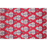 Damask Area Rug in Cream