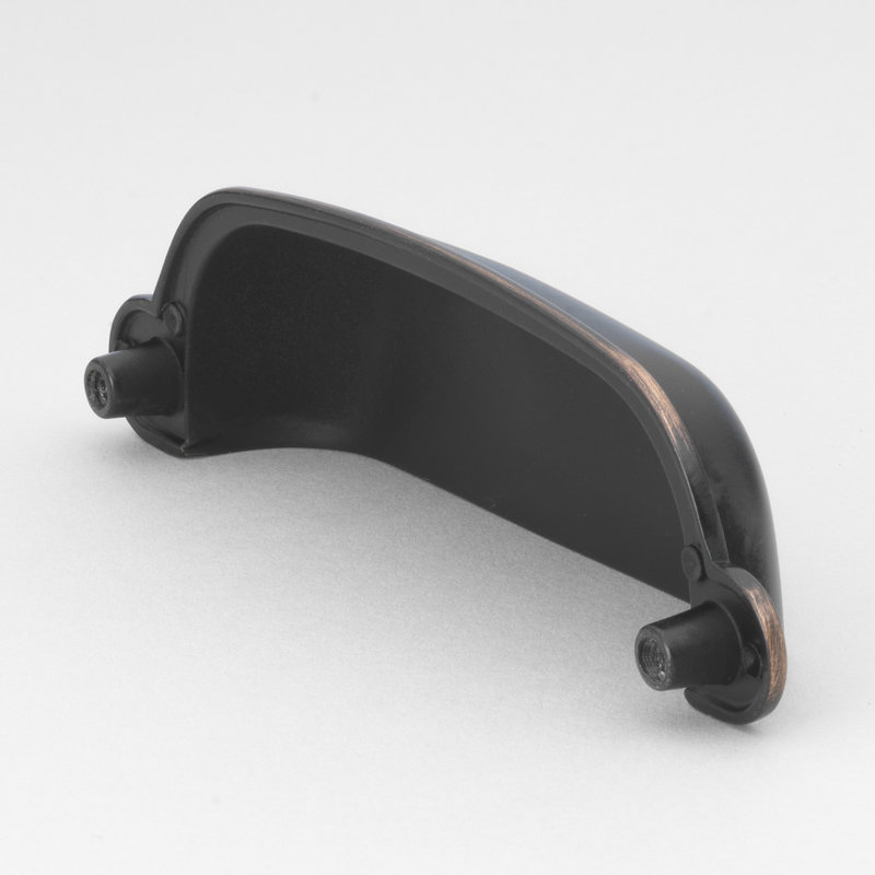 3 1/2" Center to Center Cup Pull, Oil Rubbed Bronze