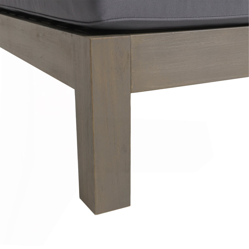 X-Back Right Corner Bench, Brown, Dark Gray, Right Hand Facing