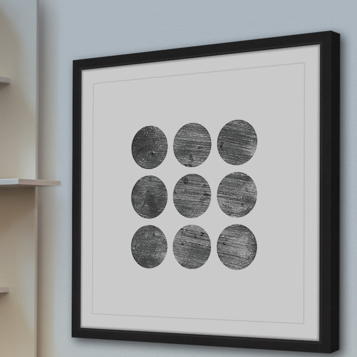 Bryon White - Single Picture Frame Painting, 51cm H x 51cm W x 3.81cm D