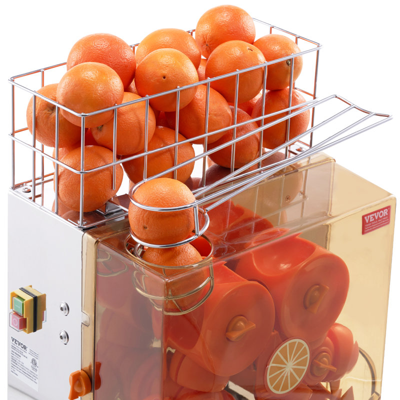 VEVOR Commercial Orange Juicer Machine with Automatic Peeling Function