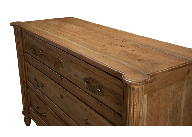 Chamberlain Solid Wood Storage Cabinet, Driftwood