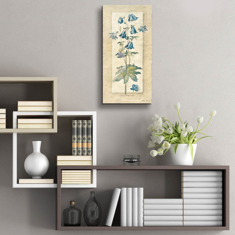«Columbine Light» par Cheri Blum, art mural en verre acrylique, H 24 po x l 12 po
