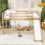 Lit mezzanine simple avec glissade et échelle Kenara-893917624