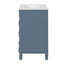 Ensemble de meuble-lavabo autoportant 24 po avec lavabo en céramique Rosaline, 2 tiroirs et tablette réglable-127343331