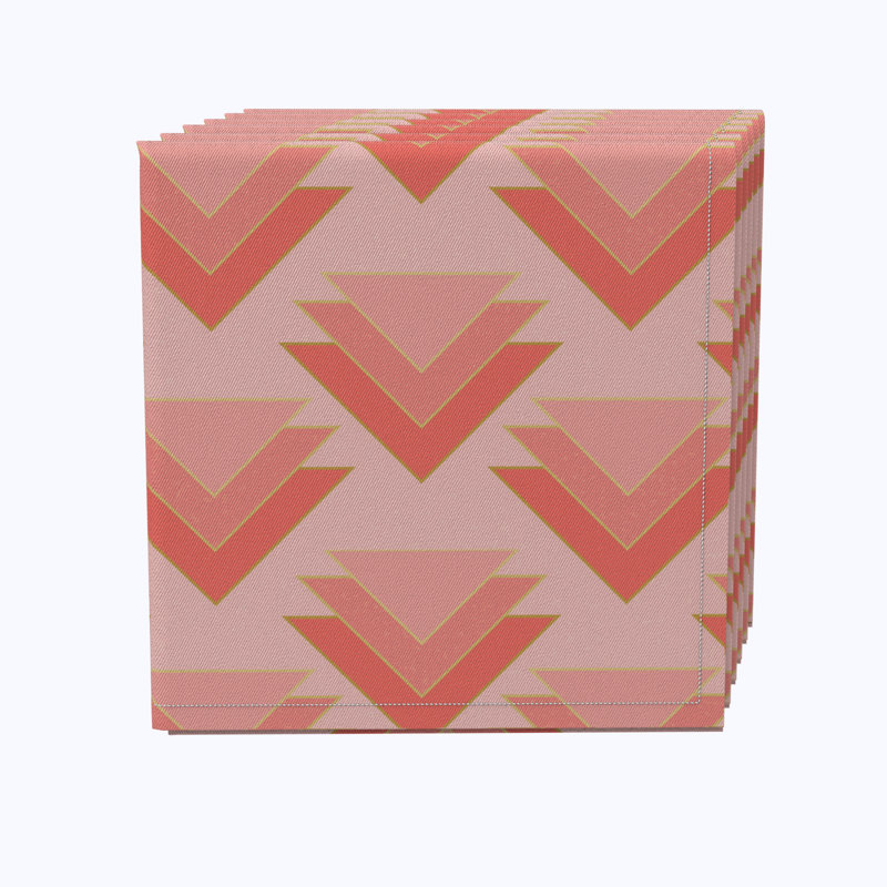 100% Cotton Geometric Square Napkin
