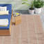 Tapis rayé beige intérieur / extérieur Lendy-28782594