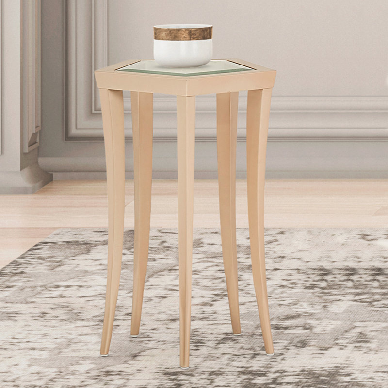 La Rachelle Glass End Table