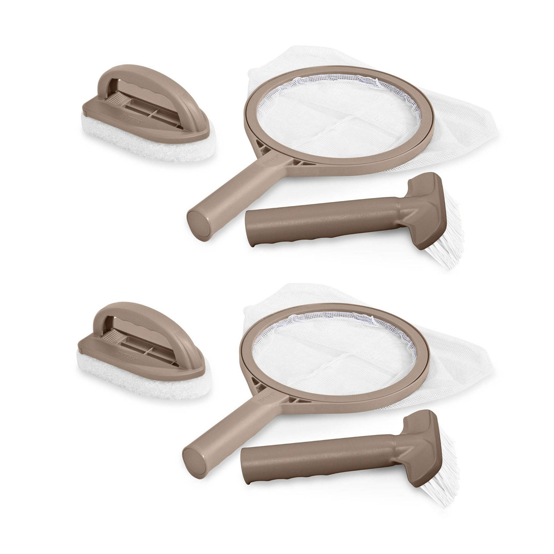 Intex PureSpa Hot Tub Maintenance Accessory Kit w/ Accessorres 28004E (Set of 2) Intex