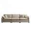 Canapé modulaire Mid-Century 3 places avec 2 coussins et 3 coussins décoratifs-1360446174