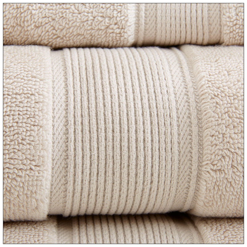 Ensemble de 8 valises pour chambre d'amis 100% coton, Naturel