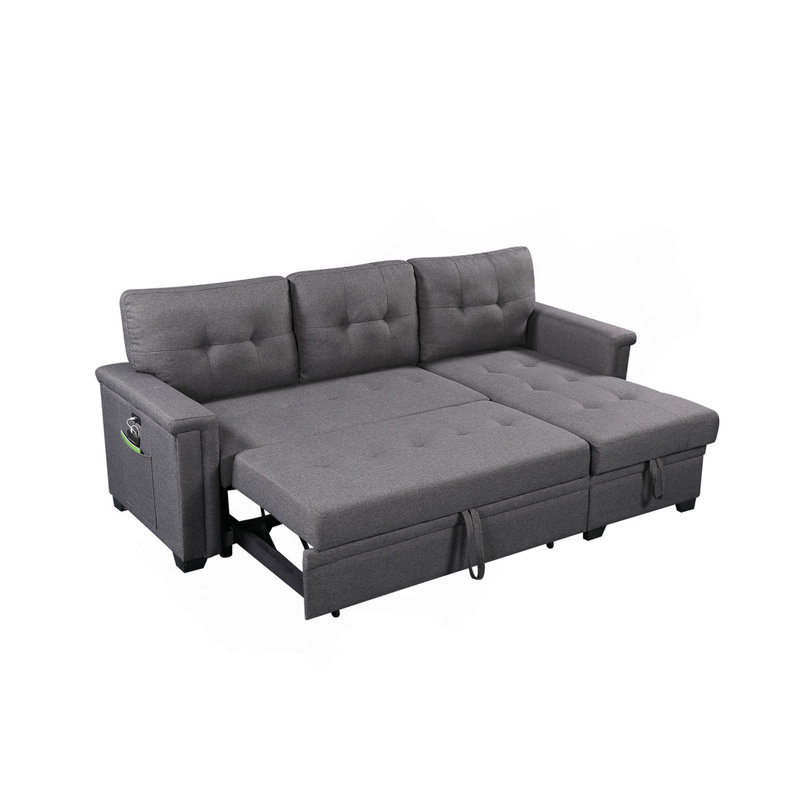 Canapé-lit modulaire réversible de 84 po Ashlyn