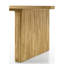 Table de salle à manger rectangulaire Natural Finish
