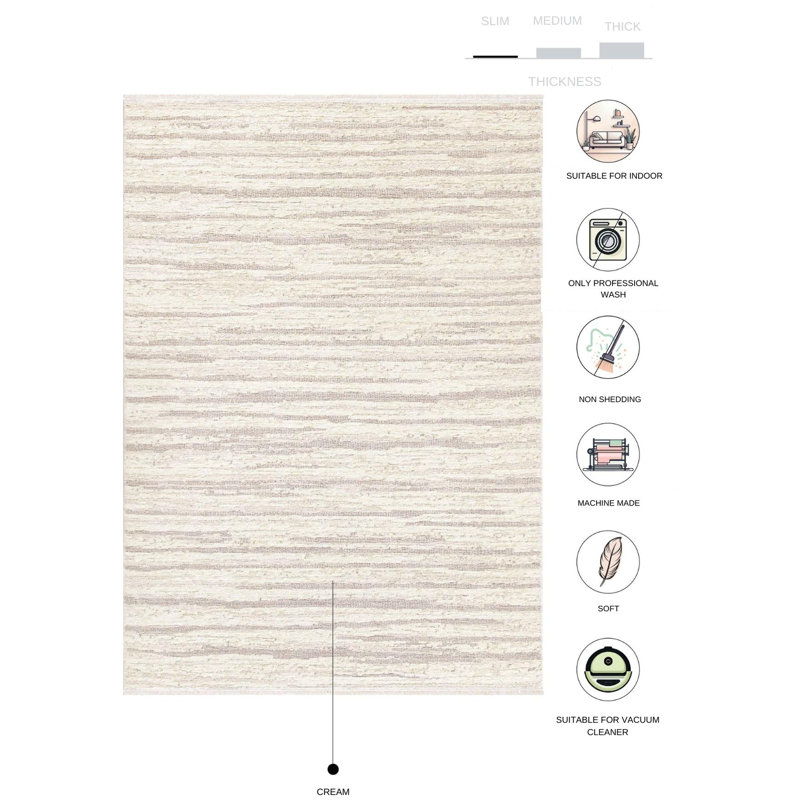 Tapis Taneah, Rectangle 2 pi 8 po x 5 pi