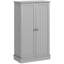 Étagère de rangement 41 po 41 po avec 12 portes et tablettes à 5 niveaux