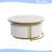 Space-Saving Round Coffee Table Set with Drawer-286605064-286605066