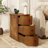 Charging End Table with Drawers - Modern Sofa Side Table with Built-in AC Outlets and USB Ports