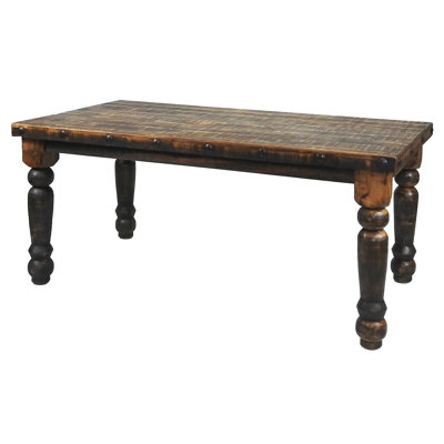 Digiulio Pine Solid Wood Dining Table