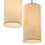 Luminaire suspendu cylindrique à 2 lumières Antani