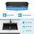 Quartz Kitchen Sink - 33X22" Black Granite Composite Drop In Kitchen Sink