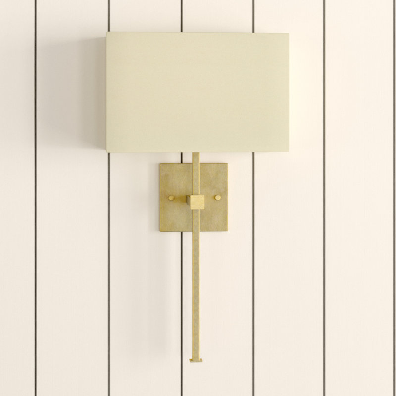 Ashdown Candle Wall Light, Silver Leaf