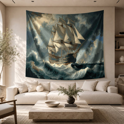Tapisserie murale nautique