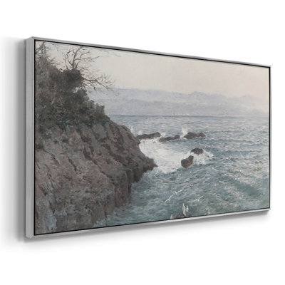 Série paysage - DCXCVII - Toile tendue avec châssis encadré - Prêt à être accroché