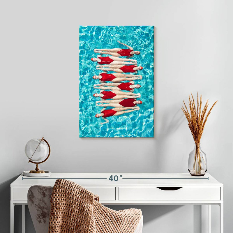 Sireci Synchronized Swimming Group, 24" H x 16" W