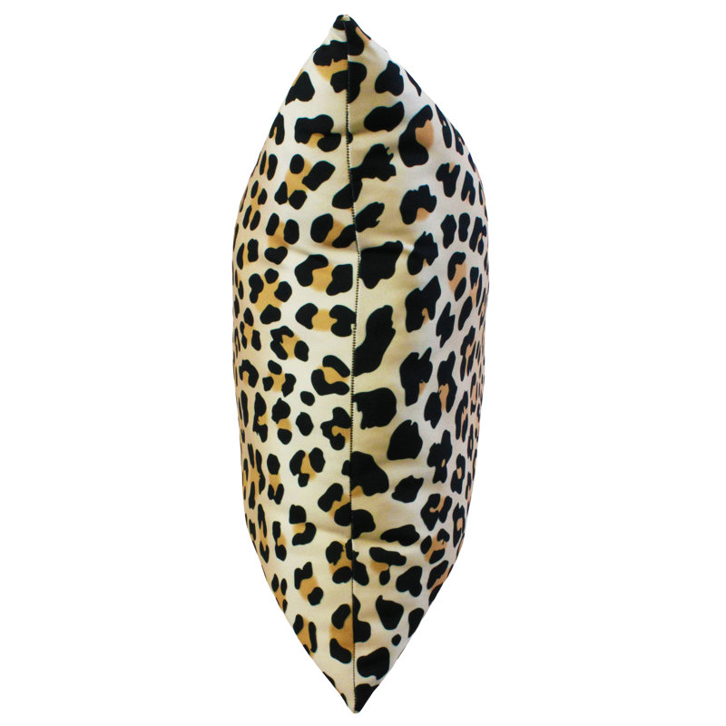 Leopard Print Decorative Pillow, Natural
