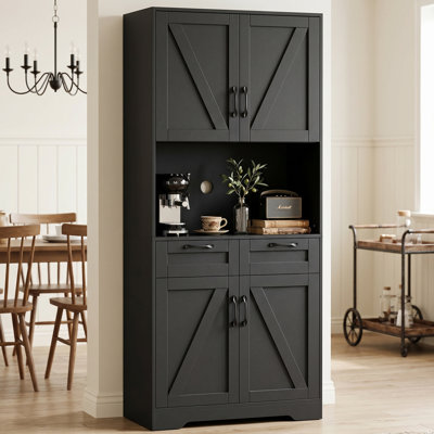 Garde-manger autoportant 70 po avec tiroir et tablettes réglables 70 po