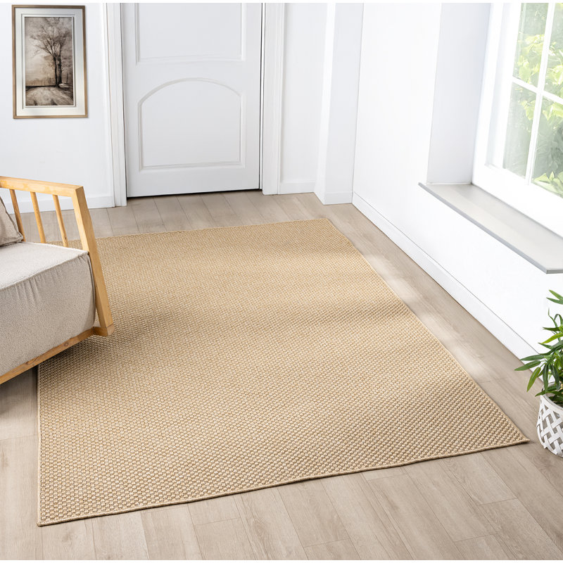 Tapis uni tissé à la main Sun Witvers, Beige, 7'10" x 10'6"