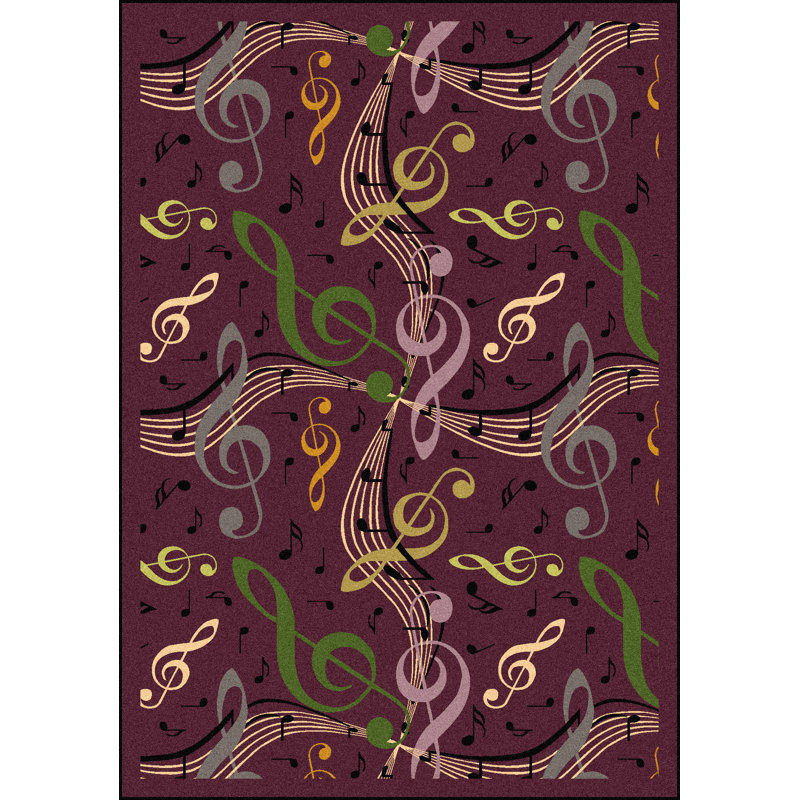Whimsy Virtuoso by Joy Carpets Area Rug, Revtangle 5'4" x 7'8"