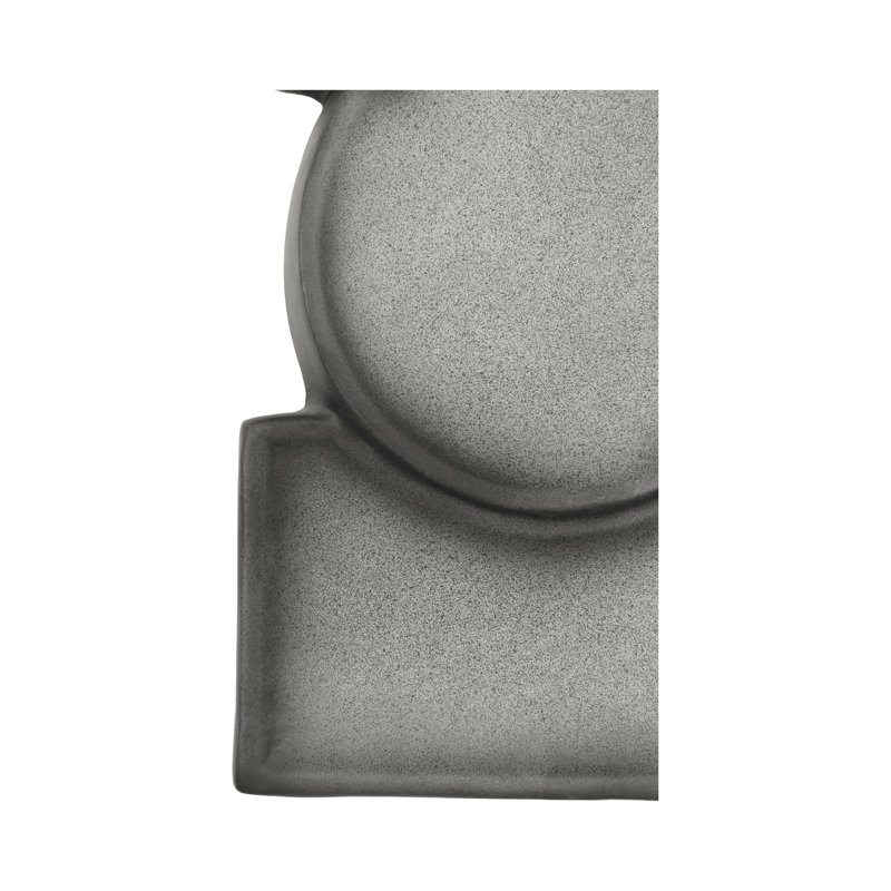 Teo Wall Sculpture Charcoal