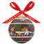 3.15'' Handmade Bone China Animals Ball Ornament