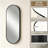 Oval Full-Length Mirror – Wall Mounted Mirror With Metal Frame, Ultra-Clear & Explosion-Proof Dressing Mirror, Minimalist Classic Design For Cloakroom, Bedroom, Living Room-987989261