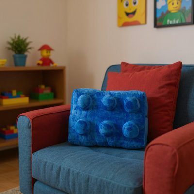 Building Brick Cushion Rectangle