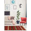 Tapis décoratif en laine noué à la main de conception unique 3 pi 6 po x 5 pi 2 po noué à la main new age izmir