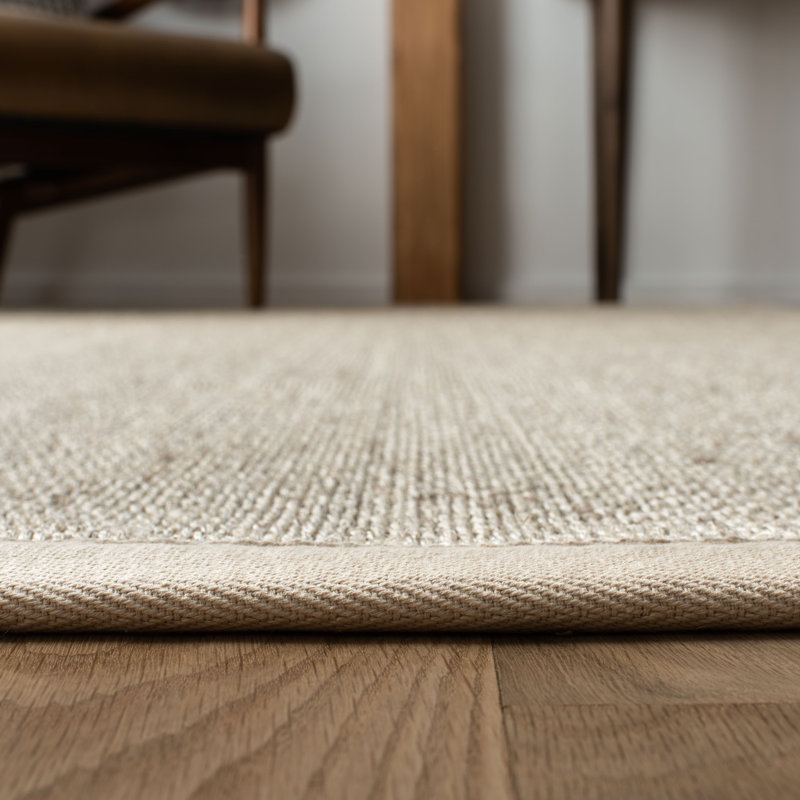 Torbin Sisal Marble/Beige Area Rug, Square 244cm